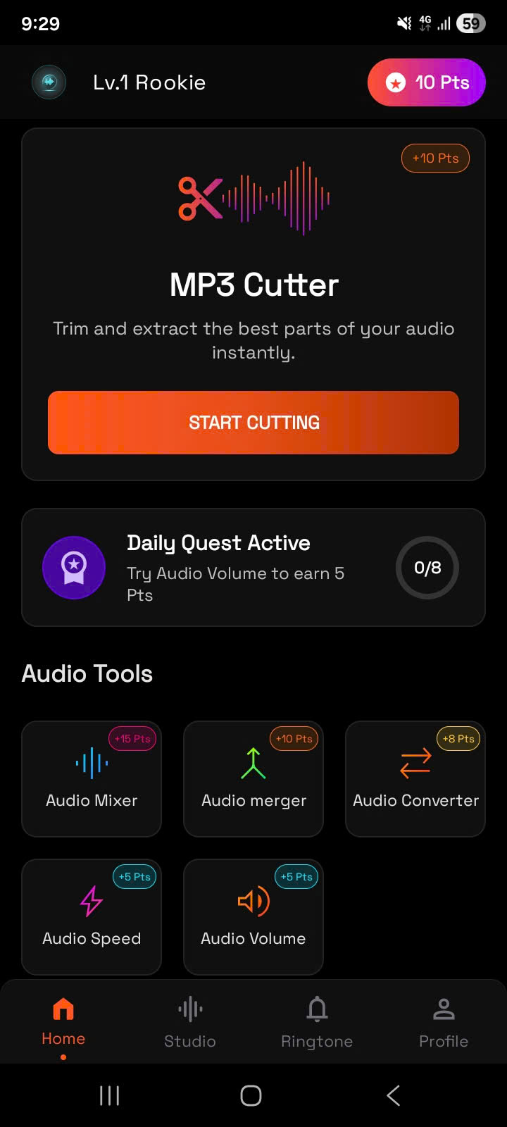 SonicBeat Pro App Screenshot